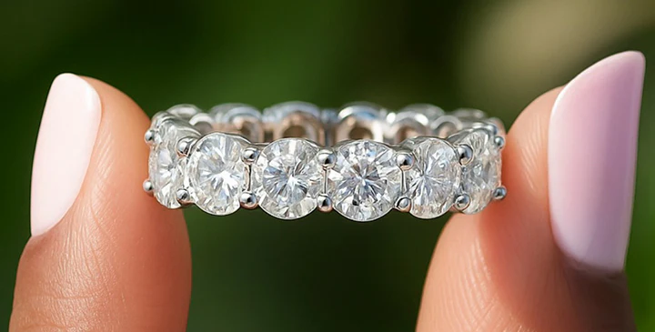 Holding Diamond Ring